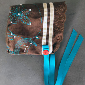 Handmade Bonnet from WD NY linen skirt